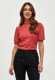 Minus MSJohanna T-Shirt T-Shirt 6011 Berry Red