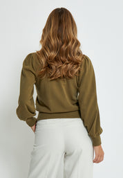 Minus MSJudy Pullover Pullover 3819M Gothic Olive Melange