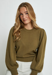 Minus MSJudy Pullover Pullover 3819M Gothic Olive Melange