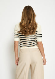 Minus MSKenzana Knit T-Shirt T-Shirt 235 Cloud Dancer