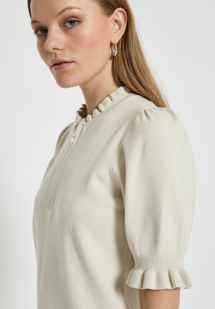 Minus MSKessa Knit T-Shirt T-Shirt 0175 Light Birch