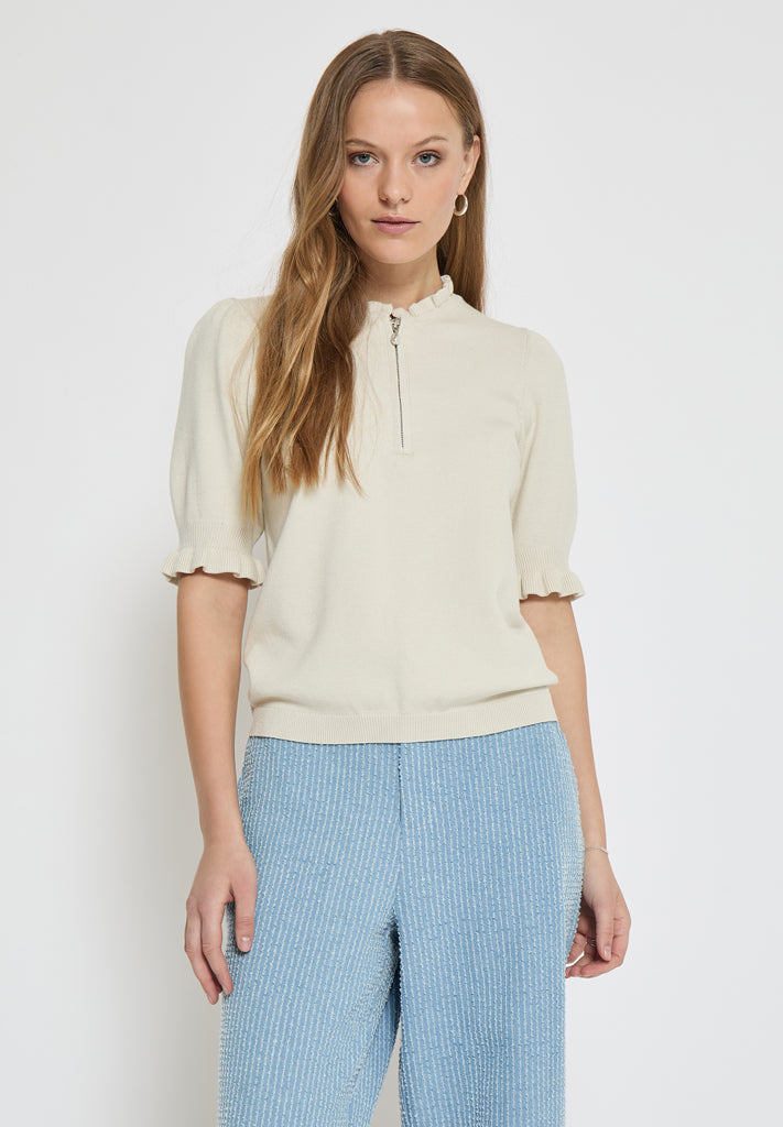 Minus MSKessa Knit T-Shirt T-Shirt 0175 Light Birch