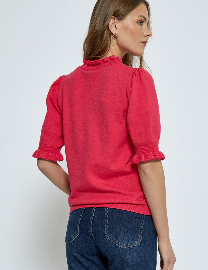 Minus MSKessa Knit T-Shirt T-Shirt 7220 Teaberry Pink