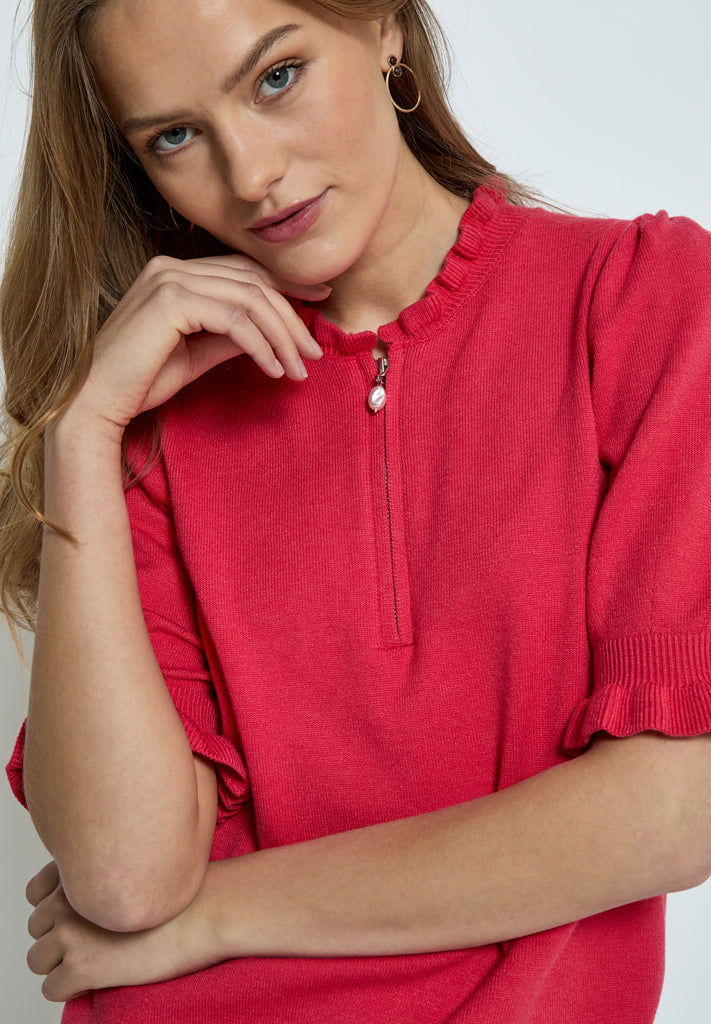 Minus MSKessa Knit T-Shirt T-Shirt 7220 Teaberry Pink