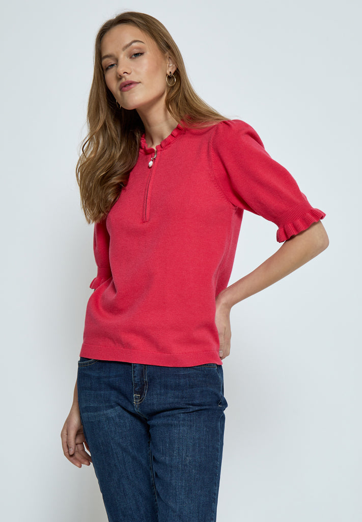 Minus MSKessa Knit T-Shirt T-Shirt 7220 Teaberry Pink