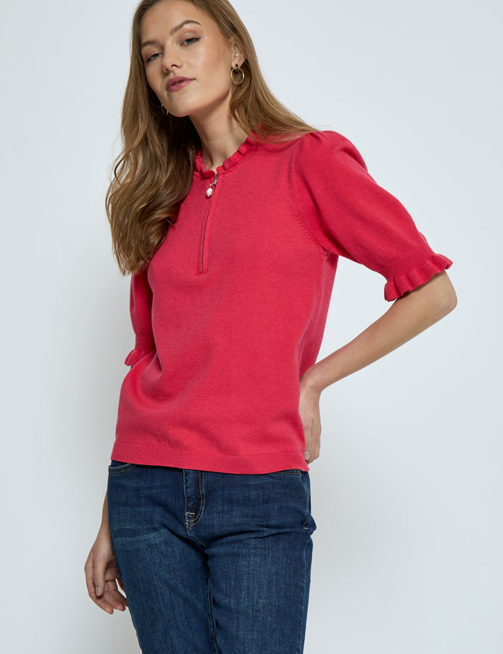 Minus MSKessa Knit T-Shirt T-Shirt 7220 Teaberry Pink