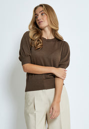 Minus MSLiva Metallic Pullover T-Shirt 392MET Dark Earth Metallic