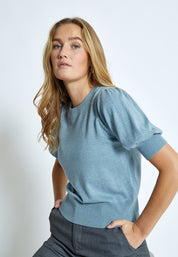 Minus MSLiva Pullover Pullover 1043M Citadel Blue Mel.
