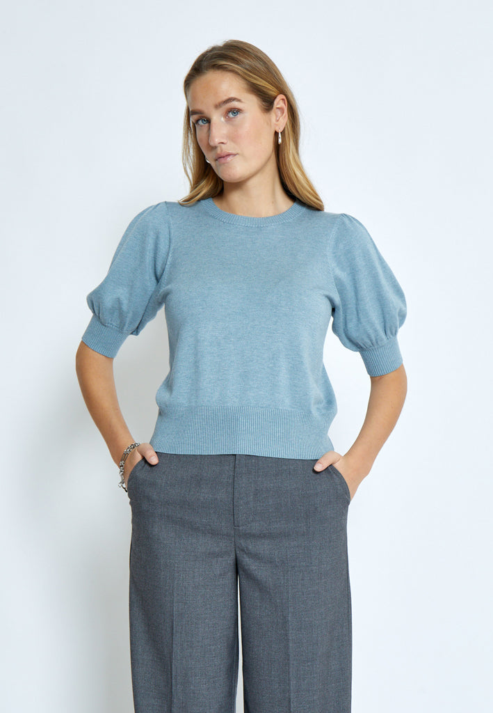 Minus MSLiva Pullover Pullover 1043M Citadel Blue Mel.
