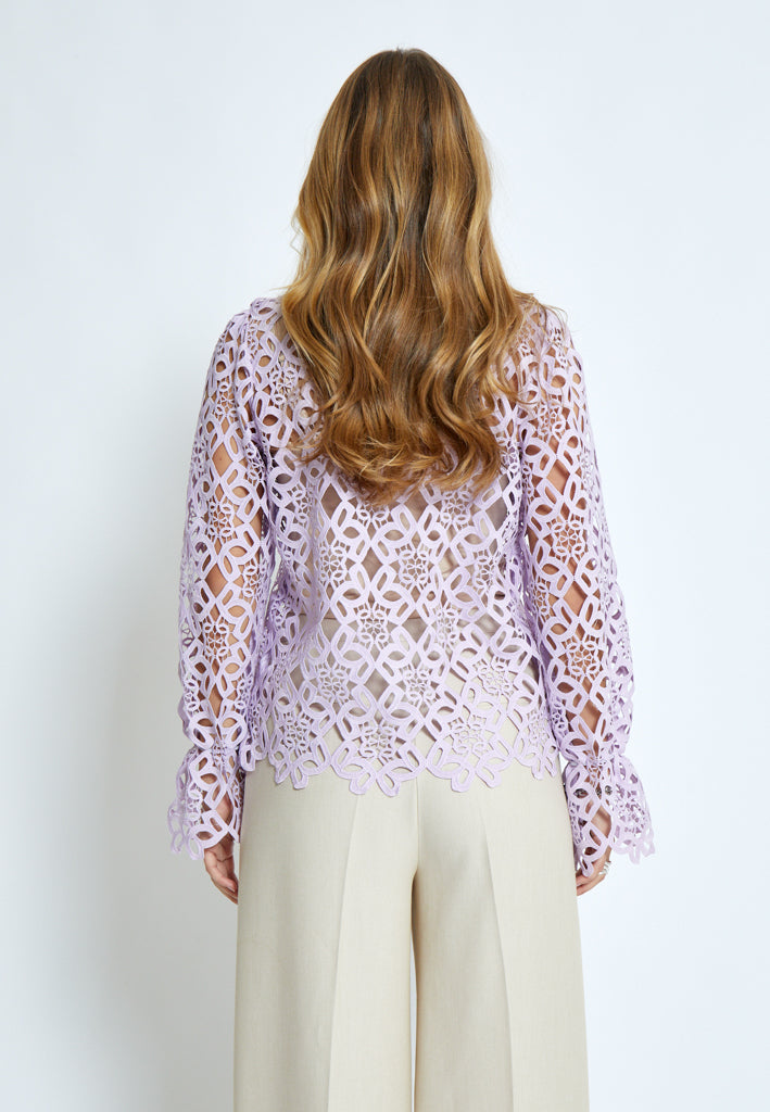 Minus MSLotte Blouse Blouse 7140 Pastel Lilac