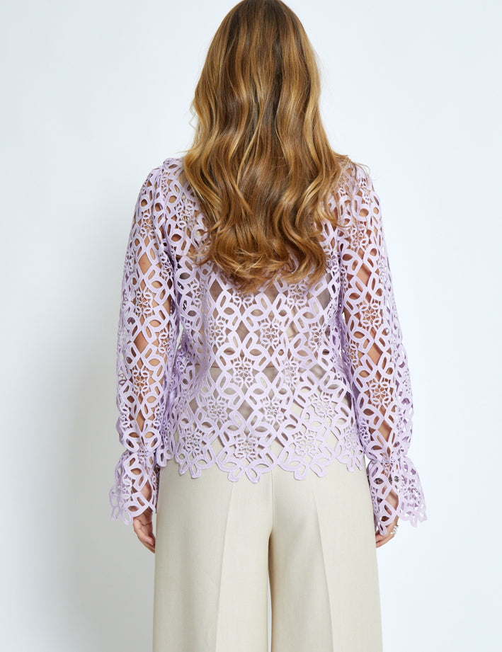 Minus MSLotte Blouse Blouse 7140 Pastel Lilac