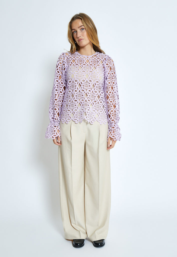 Minus MSLotte Blouse Blouse 7140 Pastel Lilac