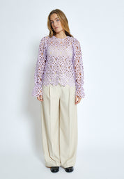 Minus MSLotte Blouse Blouse 7140 Pastel Lilac