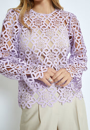 Minus MSLotte Blouse Blouse 7140 Pastel Lilac