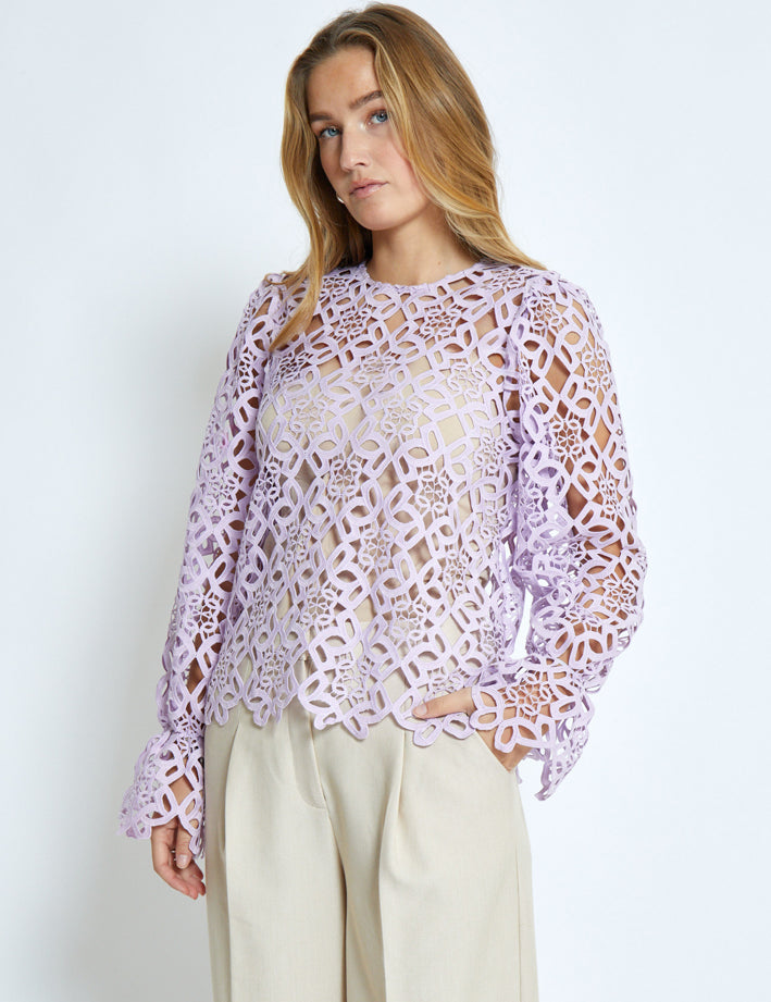 Minus MSLotte Blouse Blouse 7140 Pastel Lilac