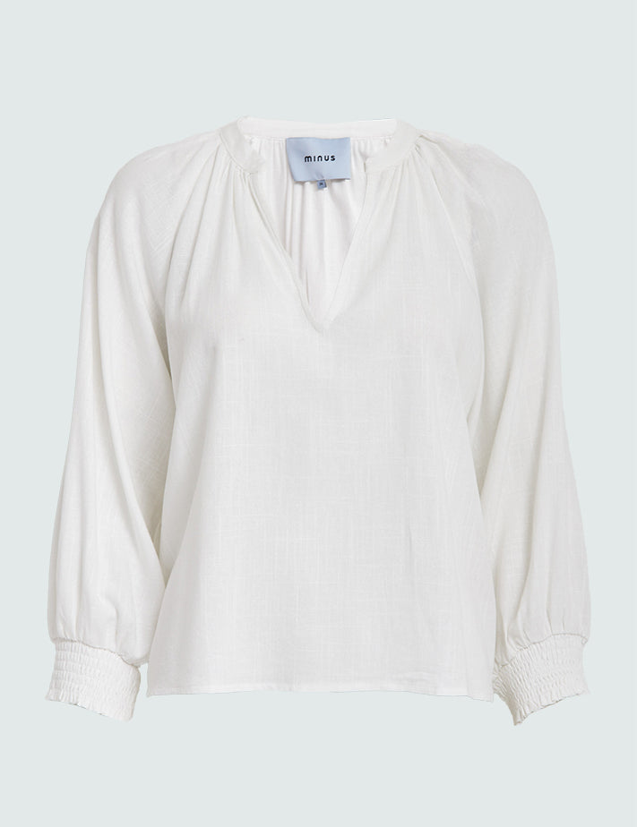 Minus MSLucina Blouse Blouse 235 Cloud Dancer