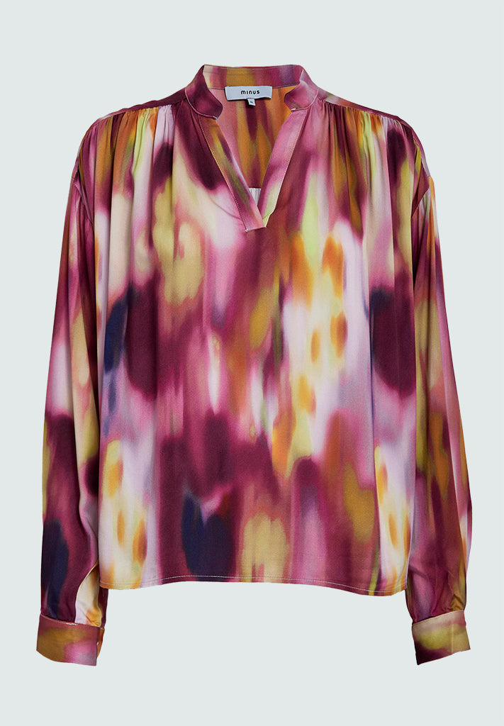 Minus MSLucinda Blouse Blouse 7140P Pastel Lilac Print