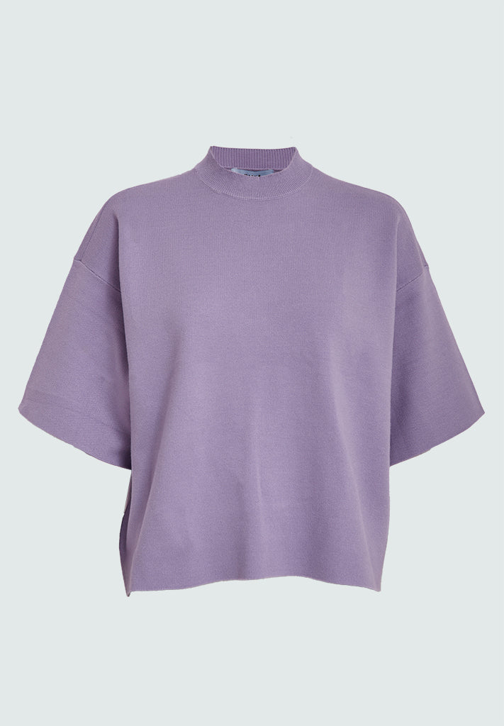 Minus MSLupi Knit T-Shirt T-Shirt 7140 Pastel Lilac