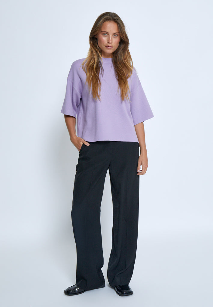Minus MSLupi Knit T-Shirt T-Shirt 7140 Pastel Lilac