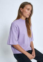 Minus MSLupi Knit T-Shirt T-Shirt 7140 Pastel Lilac