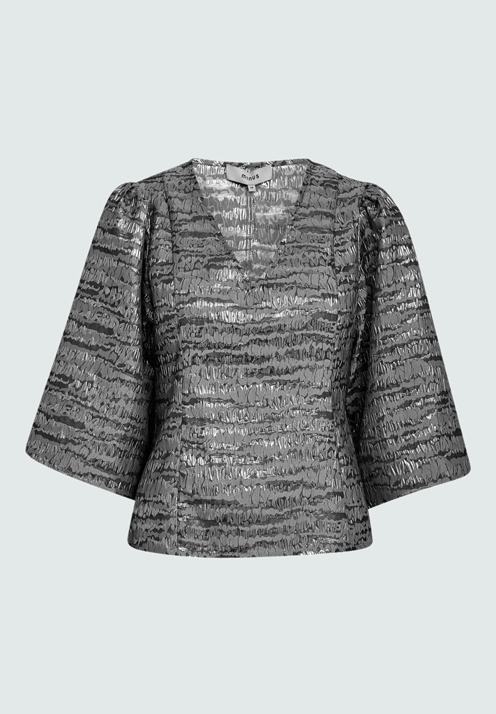 Minus MSMelbi Blouse Blouse 148 Gunmetal