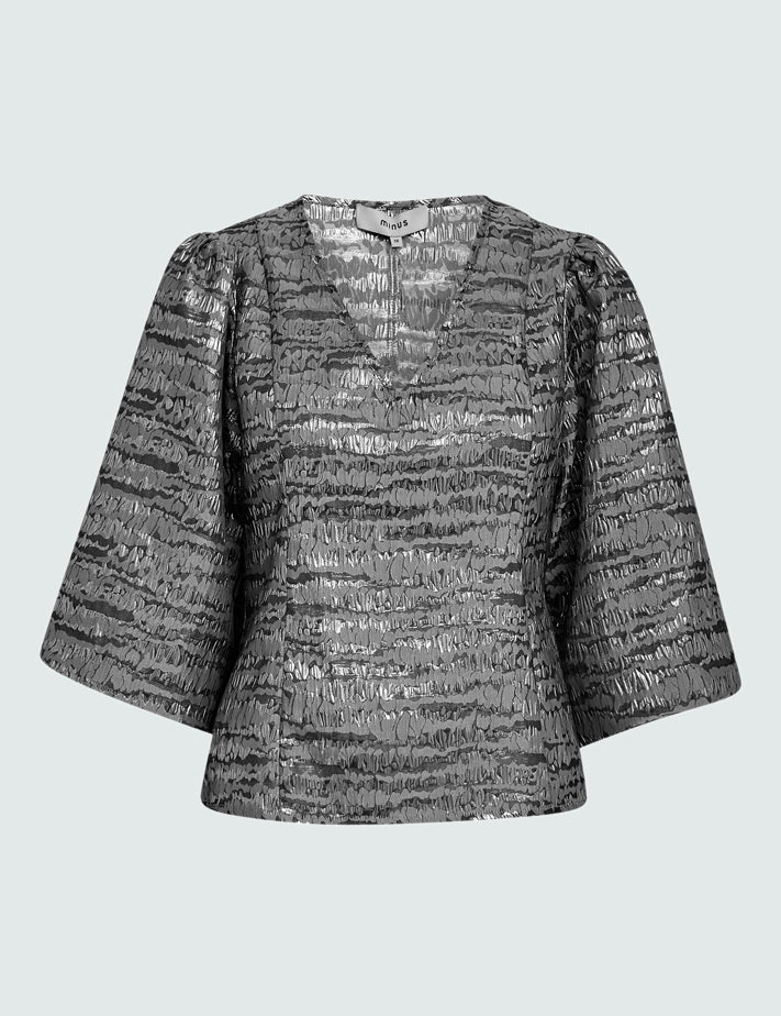 Minus MSMelbi Blouse Blouse 148 Gunmetal