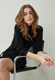 Minus MSMersin Highneck Knit Dress Dress 100 Black