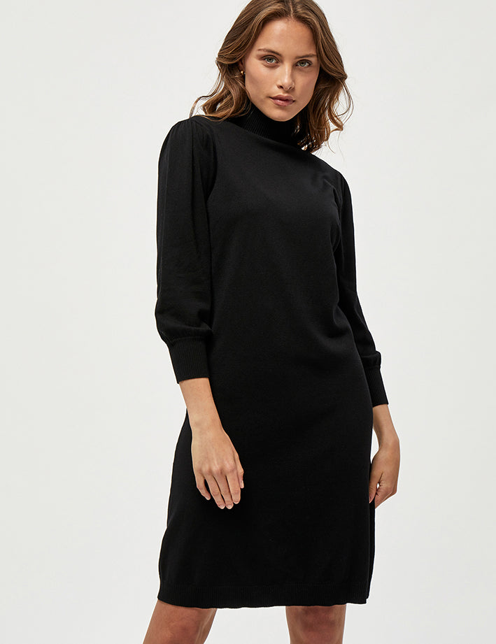 Minus MSMersin Highneck Knit Dress Dress 100 Black