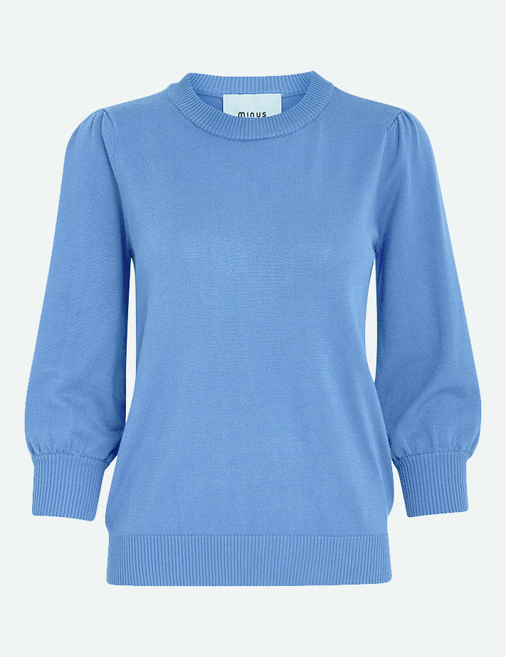 Minus MSMersin Knit Pullover Pullover 1590 Blue Bonnet