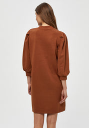 Minus MSMika Puff Sweat Dress Dress 0155 Dark Sand