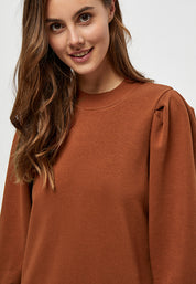 Minus MSMika Puff Sweat Dress Dress 0155 Dark Sand