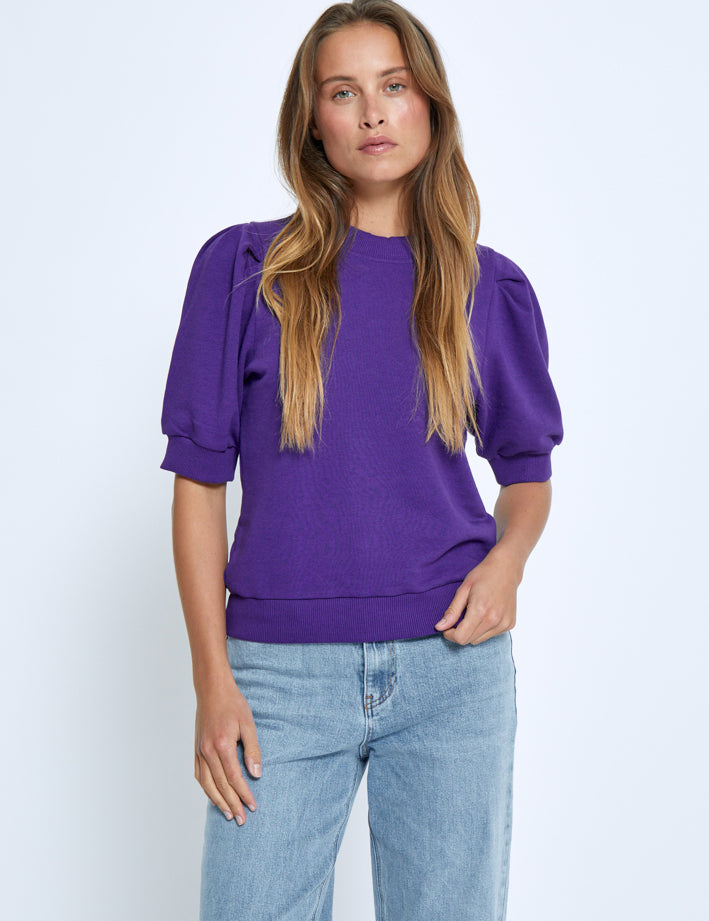 Minus MSMika Sweat Sweatshirt 7432 Violet Indigo