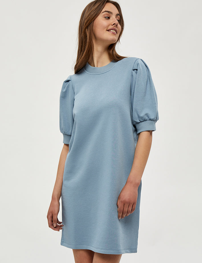 Minus MSMika Sweat Dress Dress 1025 Skyblue