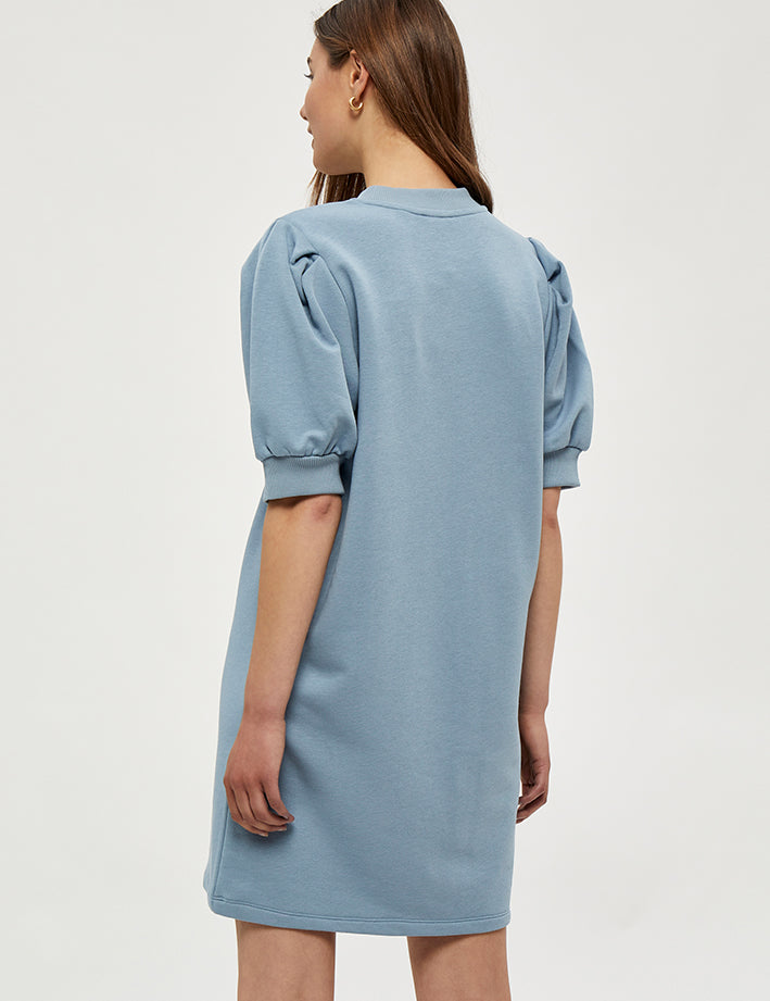 Minus MSMika Sweat Dress Dress 1041 Dusty Blue