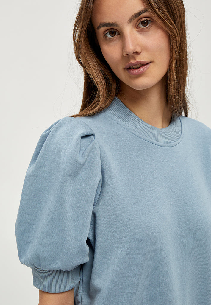 Minus MSMika Sweat Dress Dress 1041 Dusty Blue