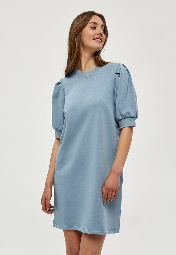 Minus MSMika Sweat Dress Dress 1041 Dusty Blue