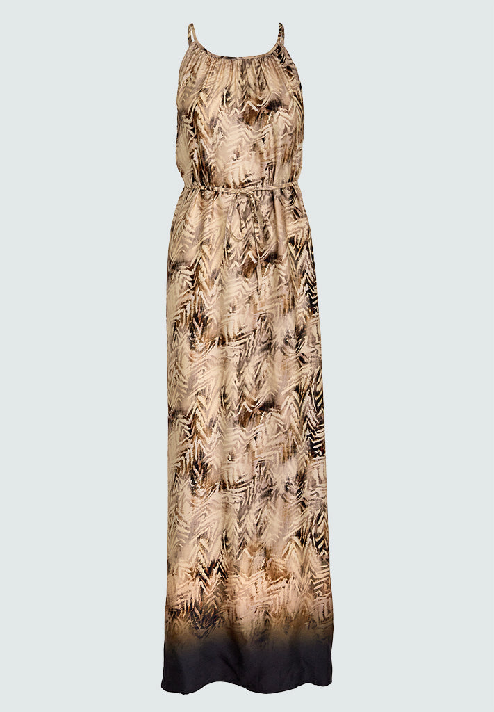 Minus MSMilena Maxi Dress Dress 9015P Sand Gray Print