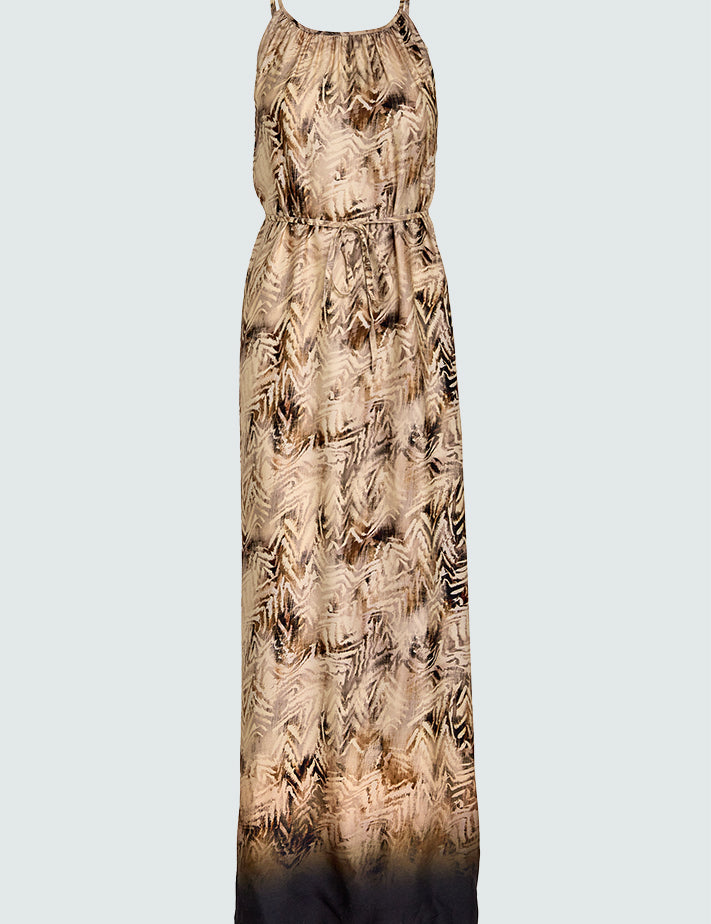 Minus MSMilena Maxi Dress Dress 9015P Sand Gray Print