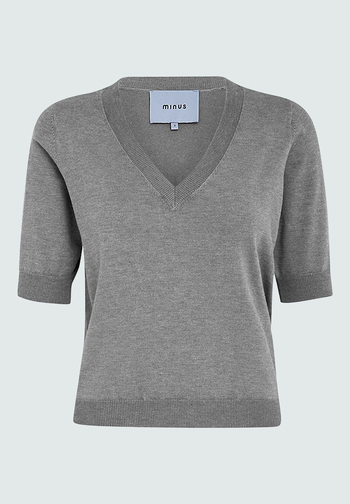 Minus MSMilla Knit T-Shirt T-Shirt 112M Light Grey Melange