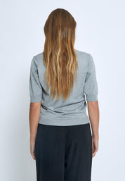 Minus MSMilla Knit T-Shirt T-Shirt 112M Light Grey Melange