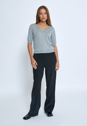 Minus MSMilla Knit T-Shirt T-Shirt 112M Light Grey Melange