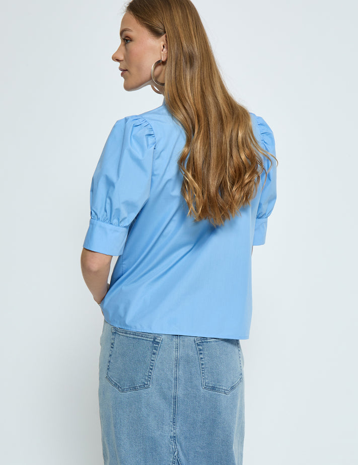 Minus MSMolia Shirt Shirt 1590 Blue Bonnet