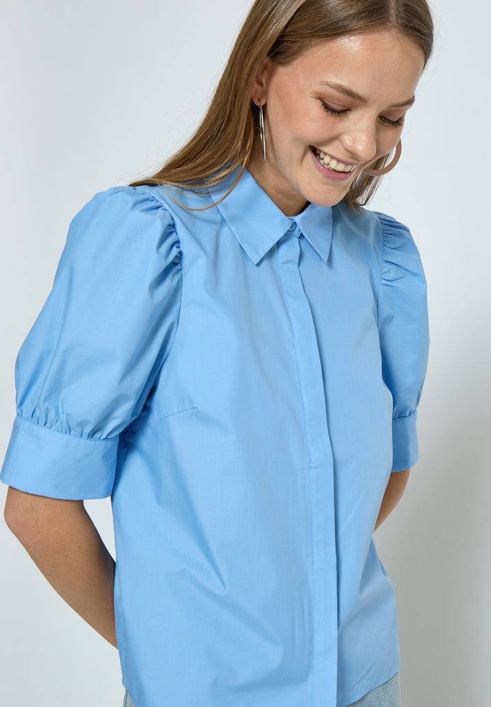 Minus MSMolia Shirt Shirt 1590 Blue Bonnet