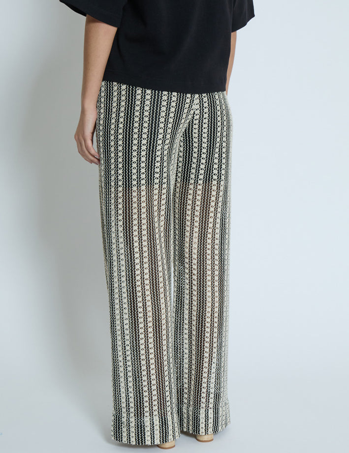 Minus MSNila Pant Pant 100S Black Striped