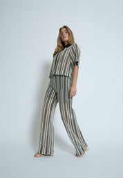Minus MSNila Pant Pant 100S Black Striped