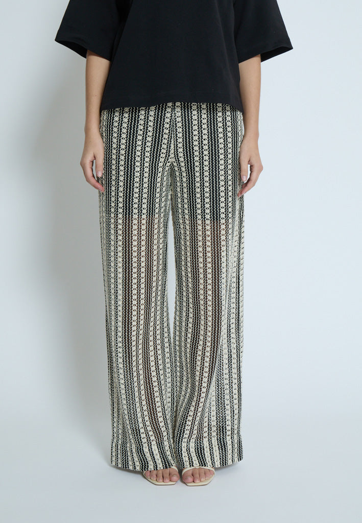 Minus MSNila Pant Pant 100S Black Striped