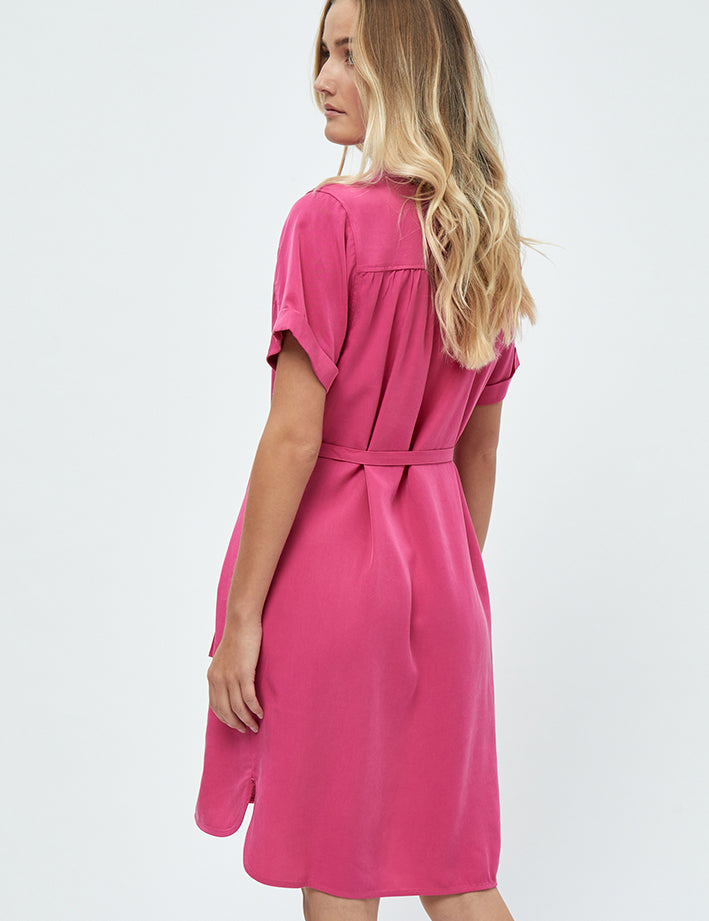 Minus MSNilin Shirt Dress Dress 7211 Super Pink
