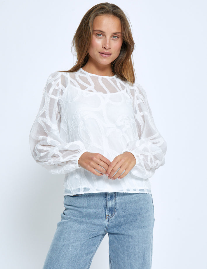 Minus MSOdine Blouse Blouse 235 Cloud Dancer