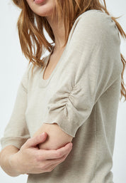 Minus MSPam Knit T-Shirt T-Shirt 9015M Sand Gray Melange