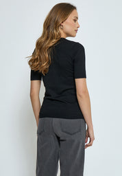 Minus MSPamela Knit T-Shirt T-Shirt 100 Black